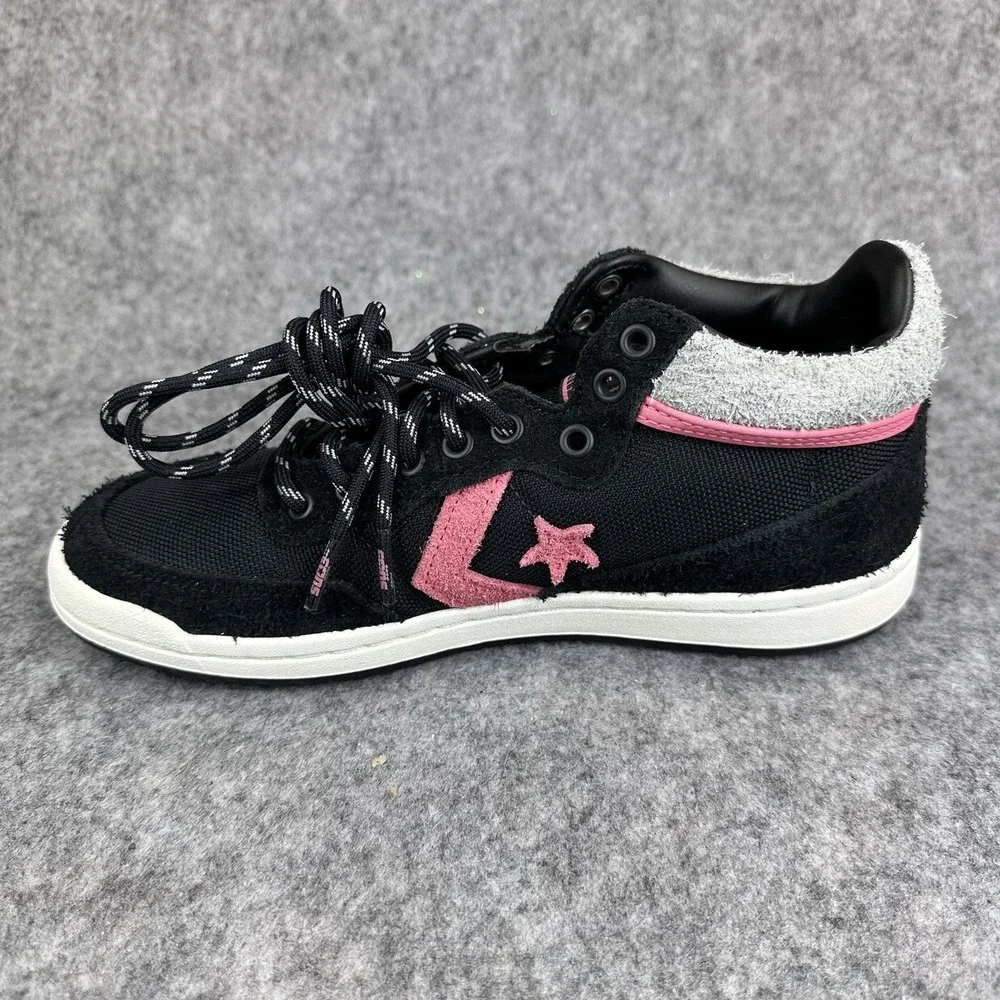 Converse CONS AS-1 Pro Black Pink Cordura Suede Skate Shoes A10586C Mens 4.5 NEW
